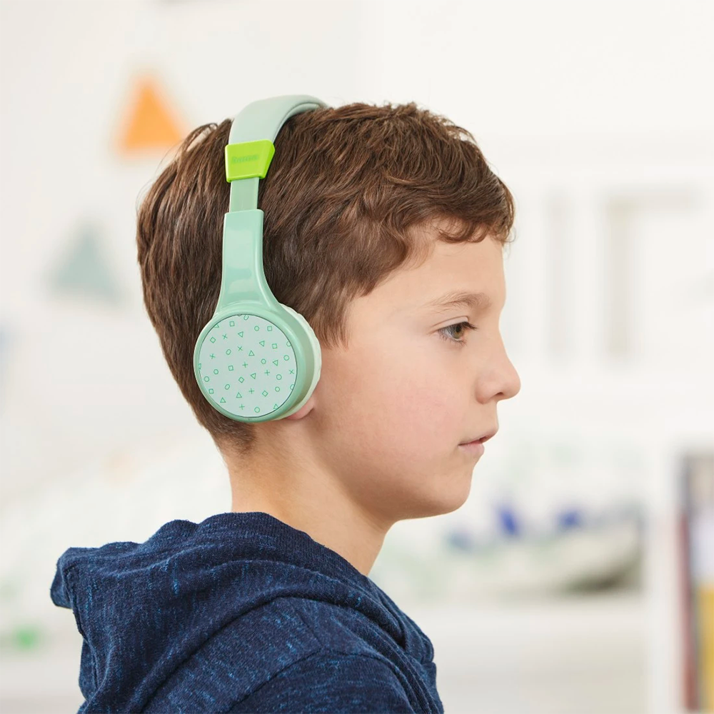 Hama Teens Guard Over-Ear Children's Bluetooth Wireless Headphone - Green & Mint | 480361 from Hama - DID Electrical