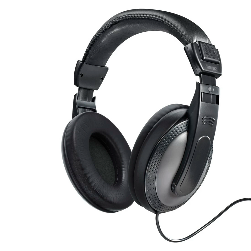 Hama Shell TV 6M Over-Ear Wired Headphones - Black | 483669 from Hama - DID Electrical