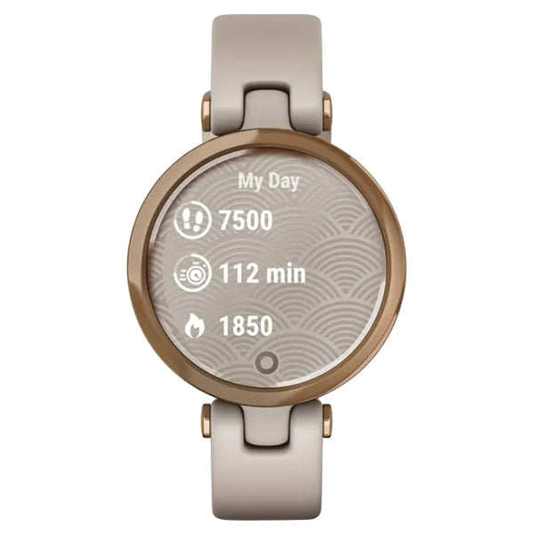 Garmin Lily 1" x 0.84" Sport Bluetooth Smart Watch - Rose Gold & Light Sand | 49-GAR-010-02384-11 from Garmin - DID Electrical