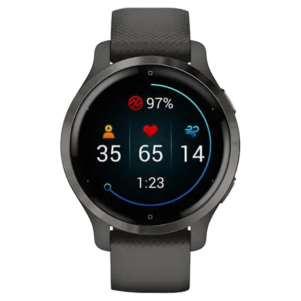 Garmin Venu 2S Smart Watch - Graphite | 49-GAR-010-02429-10 from Garmin - DID Electrical