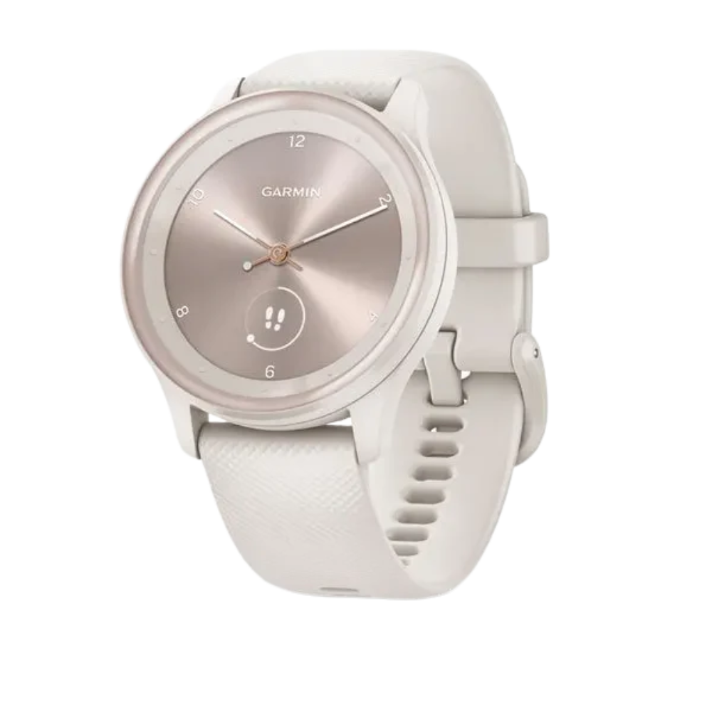 Garmin Vivomove Sport Smart Watch with Silicone Band - Ivory | 49-GAR-010-02566-01 from Garmin - DID Electrical