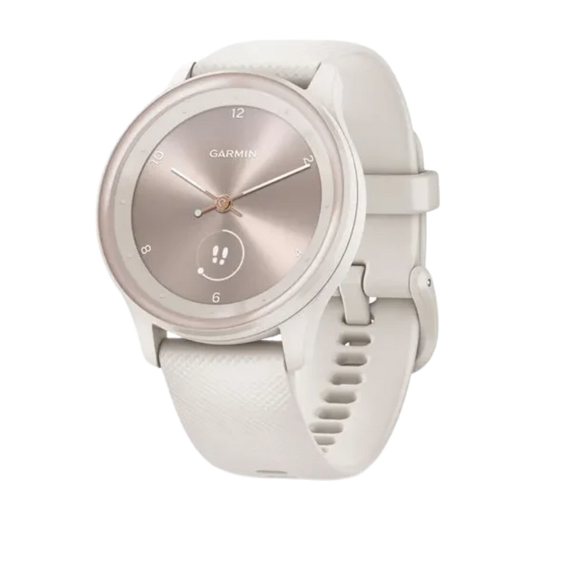 Garmin Vivomove Sport Smart Watch with Silicone Band - Ivory | 49-GAR-010-02566-01 from Garmin - DID Electrical