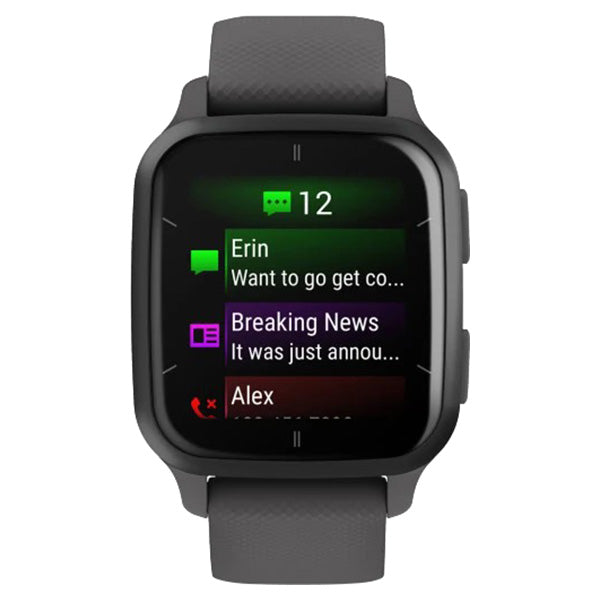Garmin Venu Sq 2 GPS Fitness Smart Watch - Shadow Grey & Slate | 49-GAR-010-02701-10 from Garmin - DID Electrical