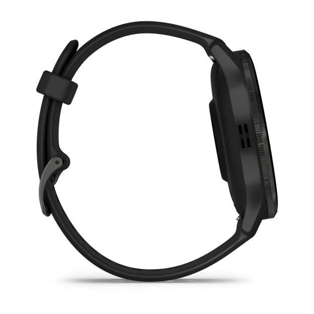 Garmin Venu 3 Stainless Steel Bezel Silicone Band - Black | 49-GAR-010-02784-01 from Garmin - DID Electrical