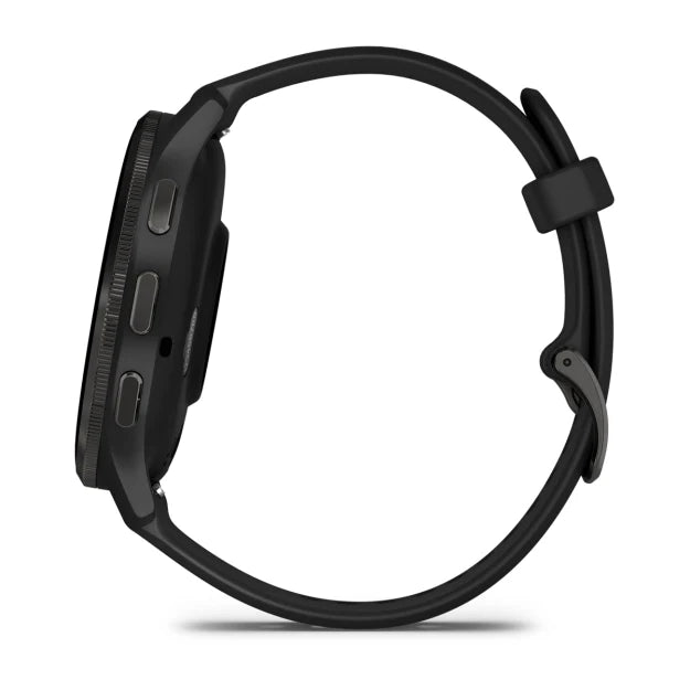 Garmin Venu 3 Stainless Steel Bezel Silicone Band - Black | 49-GAR-010-02784-01 from Garmin - DID Electrical