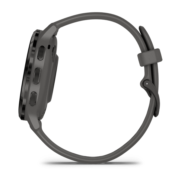 Garmin Venu 3S Slate Stainless Steel Bezel Silicone Band - Pebble Grey | 49-GAR-010-02785-00 from Garmin - DID Electrical