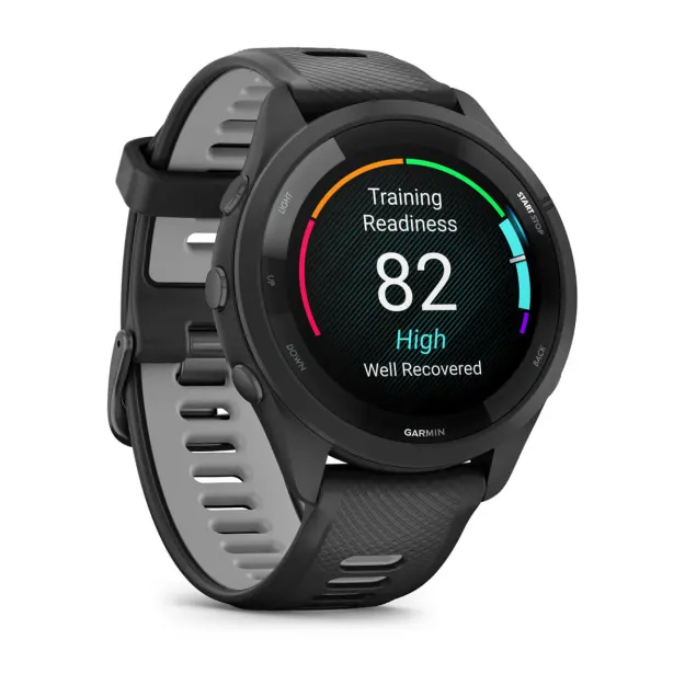 Garmin Forerunner 265 Running Smartwatch - Black/Powder Gray | 49-GAR-010-02810-10 from Garmin - DID Electrical