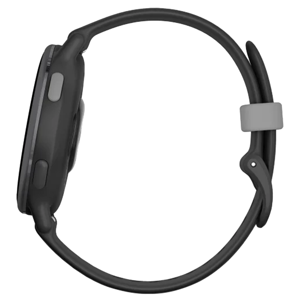 Garmin Vivoactive 5 Aluminium Bezel Silicone Band - Slate & Black | 49-GAR-010-02862-10 from Garmin - DID Electrical
