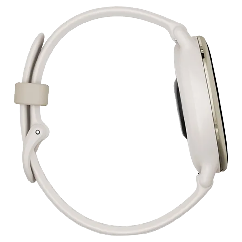 Garmin Vivoactive 5 Aluminium Bezel Silicone Band - Cream Gold & Ivory | 49-GAR-010-02862-11 from Garmin - DID Electrical