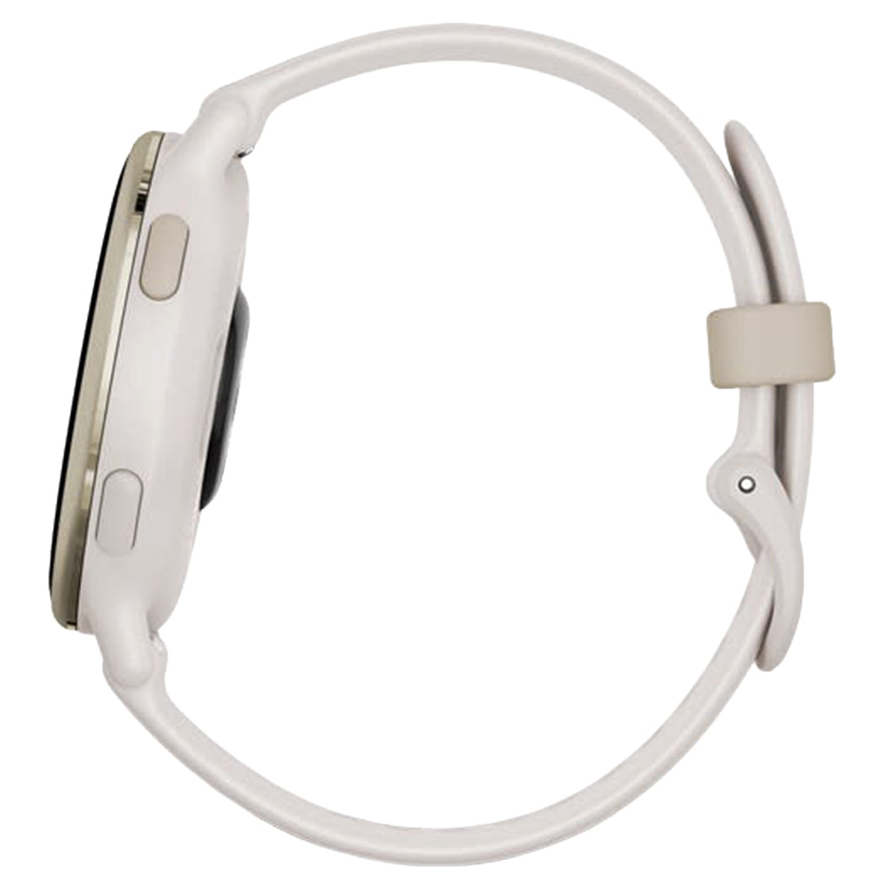 Garmin Vivoactive 5 Aluminium Bezel Silicone Band - Cream Gold &amp; Ivory | 49-GAR-010-02862-11 from Garmin - DID Electrical