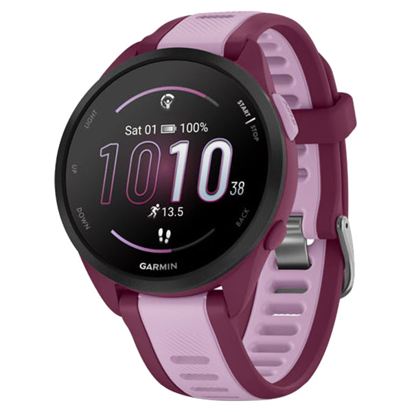 Garmin Forerunner 165 Music Smart Watch - Berry &amp; Lilac | 49-GAR-010-02863-33 from Garmin - DID Electrical