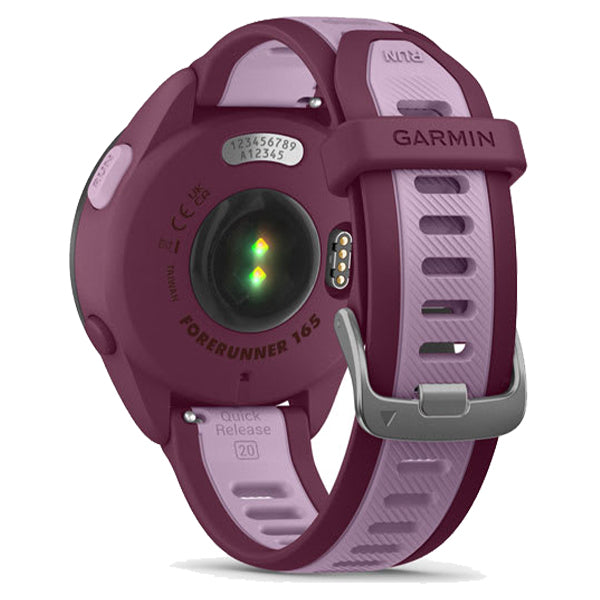 Garmin Forerunner 165 Music Smart Watch - Berry &amp; Lilac | 49-GAR-010-02863-33 from Garmin - DID Electrical