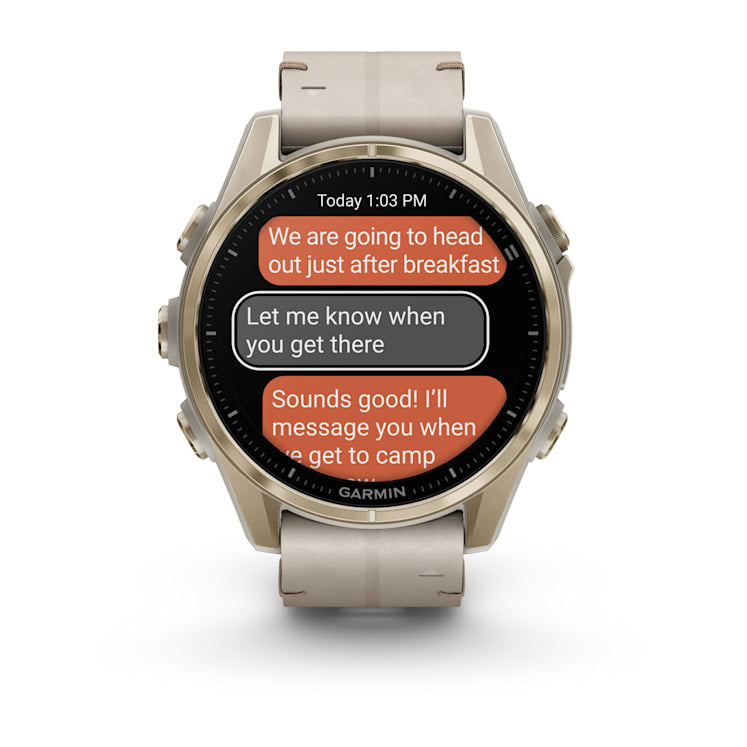 Garmin Fenix 8 43MM Smart Watch - Soft Gold | 49-GAR-010-02903-40 from Garmin - DID Electrical