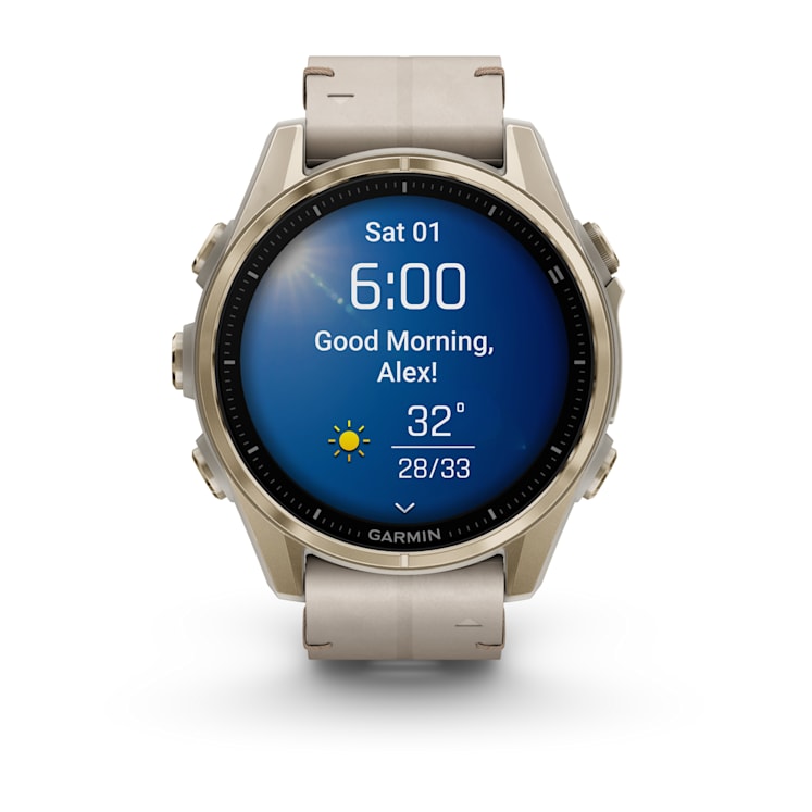 Garmin Fenix 8 43MM Smart Watch - Soft Gold | 49-GAR-010-02903-40 from Garmin - DID Electrical