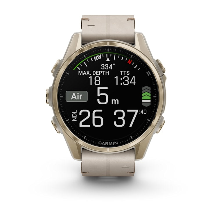 Garmin Fenix 8 43MM Smart Watch - Soft Gold | 49-GAR-010-02903-40 from Garmin - DID Electrical
