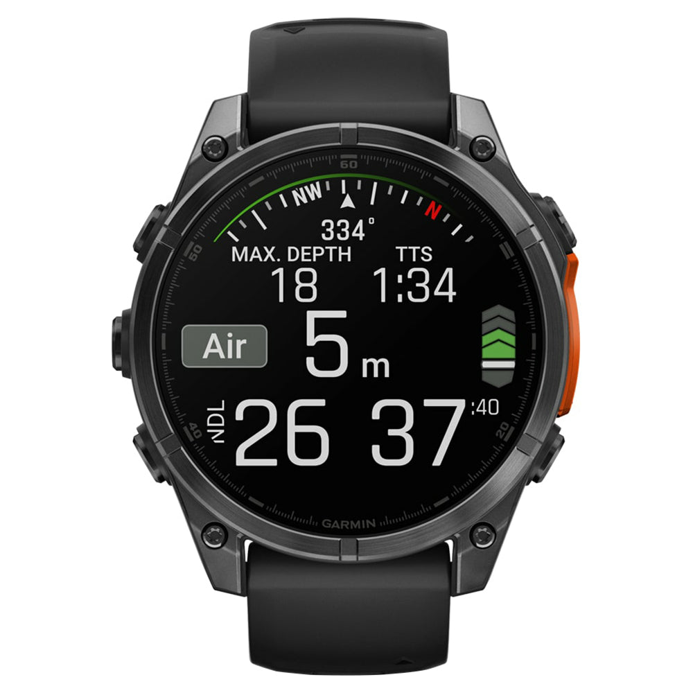 Garmin Fenix 8 47MM Smart Watch - Slate Grey & Black | 49-GAR-010-02904-00 from Garmin - DID Electrical