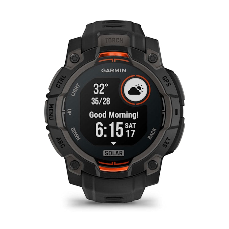 Garmin Instinct 3 45MM Solar Smart Watch - Black | 49-GAR-010-02934-00 from Garmin - DID Electrical