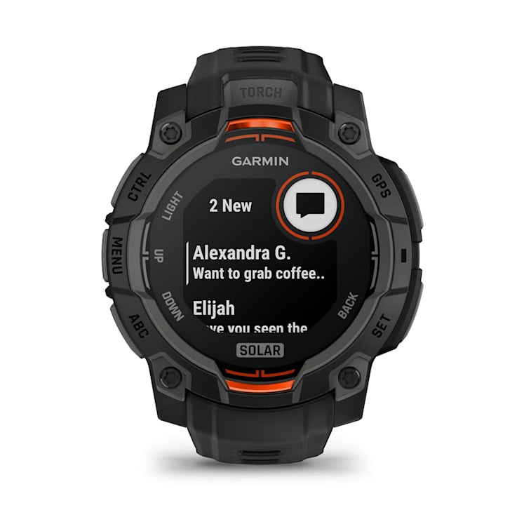 Garmin Instinct 3 45MM Solar Smart Watch - Black | 49-GAR-010-02934-00 from Garmin - DID Electrical