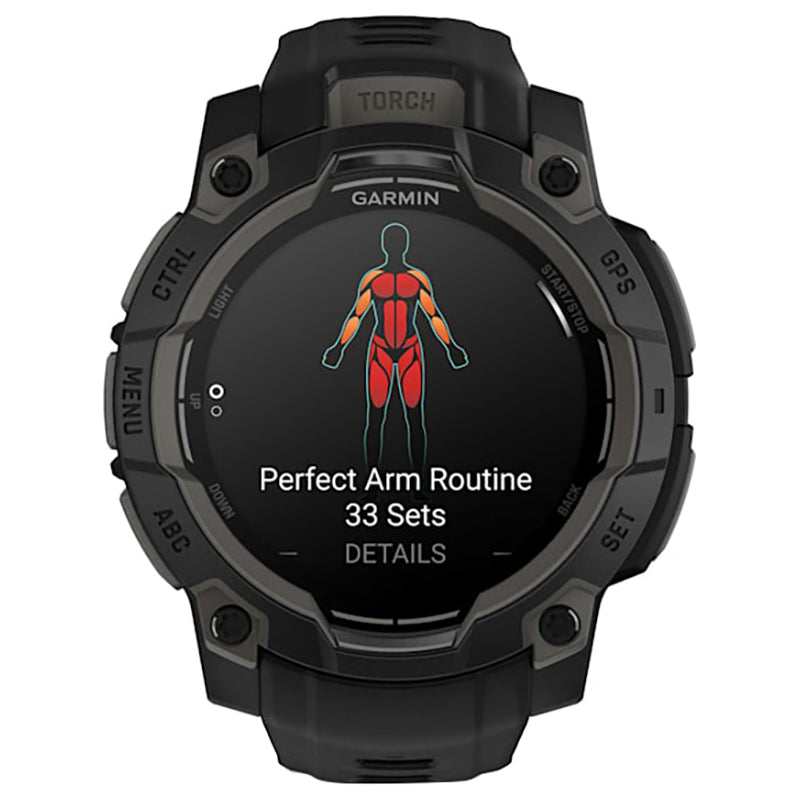 Garmin Instinct 3 45MM Smart Watch - Black | 49-GAR-010-02936-00 from Garmin - DID Electrical