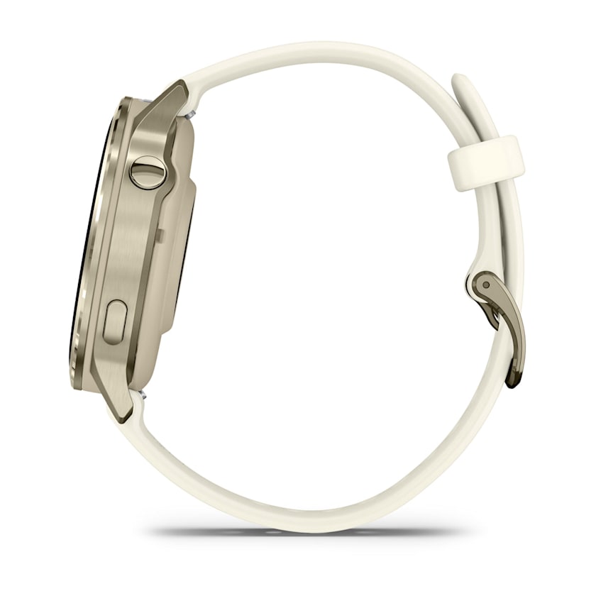 Garmin Venu 4 41MM Smart Watch with Bone Silicone Band - Lunar Gold | 49-GAR-010-03013-00 from Garmin - DID Electrical