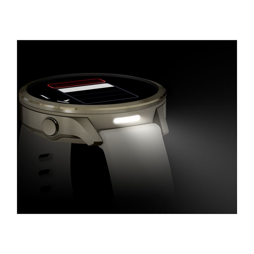 Garmin Venu 4 41MM Smart Watch with Bone Silicone Band - Lunar Gold | 49-GAR-010-03013-00 from Garmin - DID Electrical