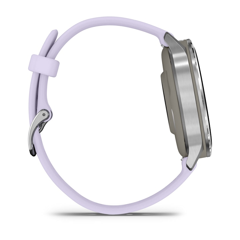 Garmin Venu 4 41MM Smart Watch with Periwinkle Silicone Band - Silver | 49-GAR-010-03013-01 from Garmin - DID Electrical