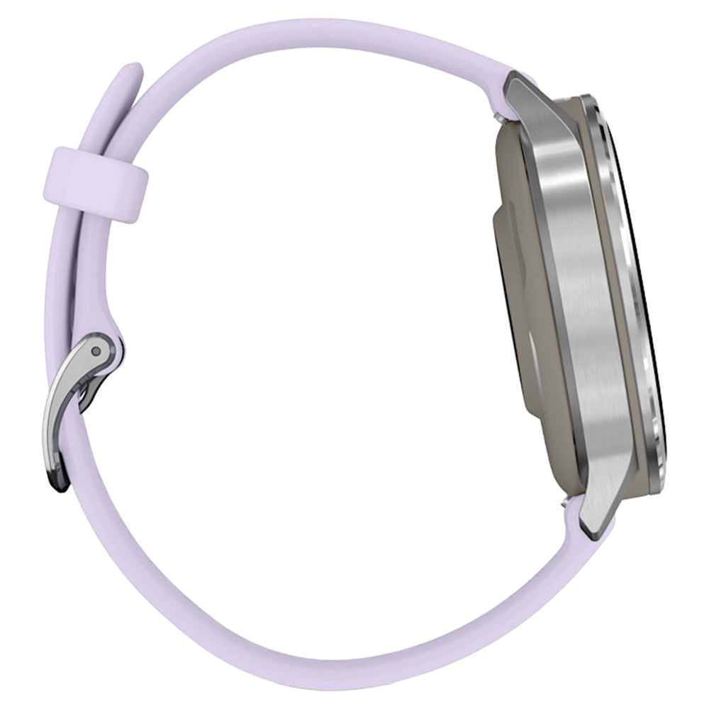 Garmin Venu 4 41MM Smart Watch with Periwinkle Silicone Band - Silver | 49-GAR-010-03013-01 from Garmin - DID Electrical
