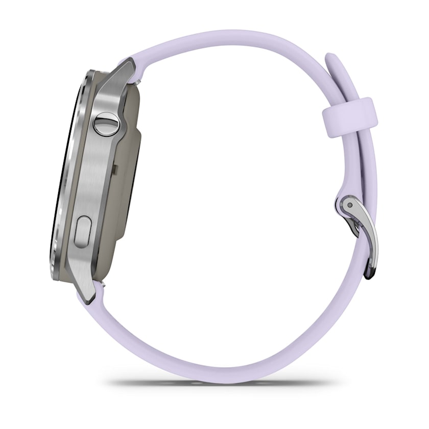Garmin Venu 4 41MM Smart Watch with Periwinkle Silicone Band - Silver | 49-GAR-010-03013-01 from Garmin - DID Electrical