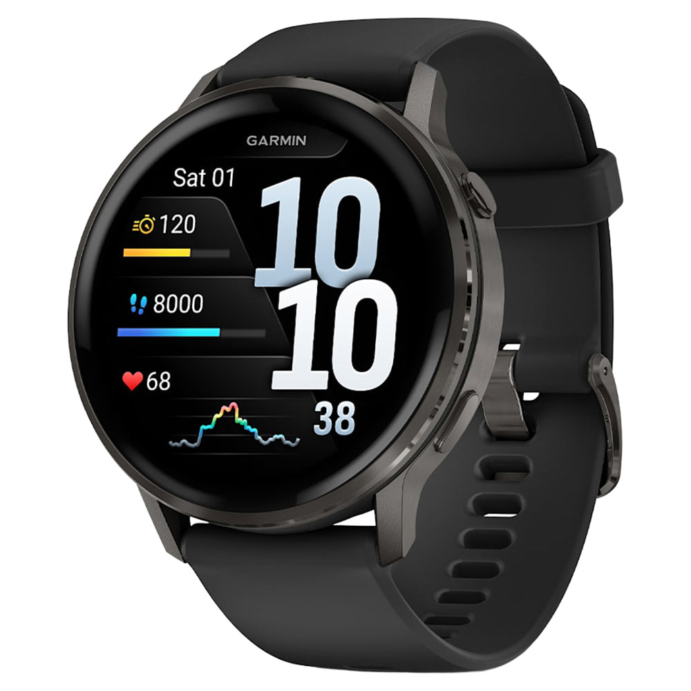 Garmin Venu 4 45MM Smart Watch - Slate | 49-GAR-010-03014-00 from Garmin - DID Electrical