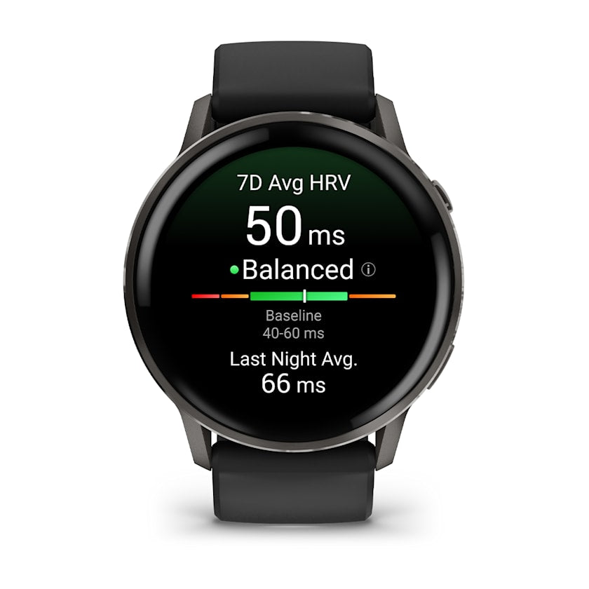 Garmin Venu 4 45MM Smart Watch with Black Silicone Band - Slate | 49-GAR-010-03014-00 from Garmin - DID Electrical