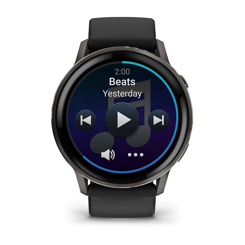 Garmin Venu 4 45MM Smart Watch with Black Silicone Band - Slate | 49-GAR-010-03014-00 from Garmin - DID Electrical