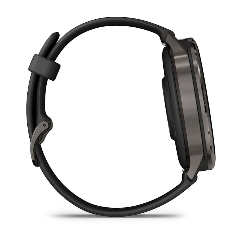 Garmin Venu 4 45MM Smart Watch with Black Silicone Band - Slate | 49-GAR-010-03014-00 from Garmin - DID Electrical