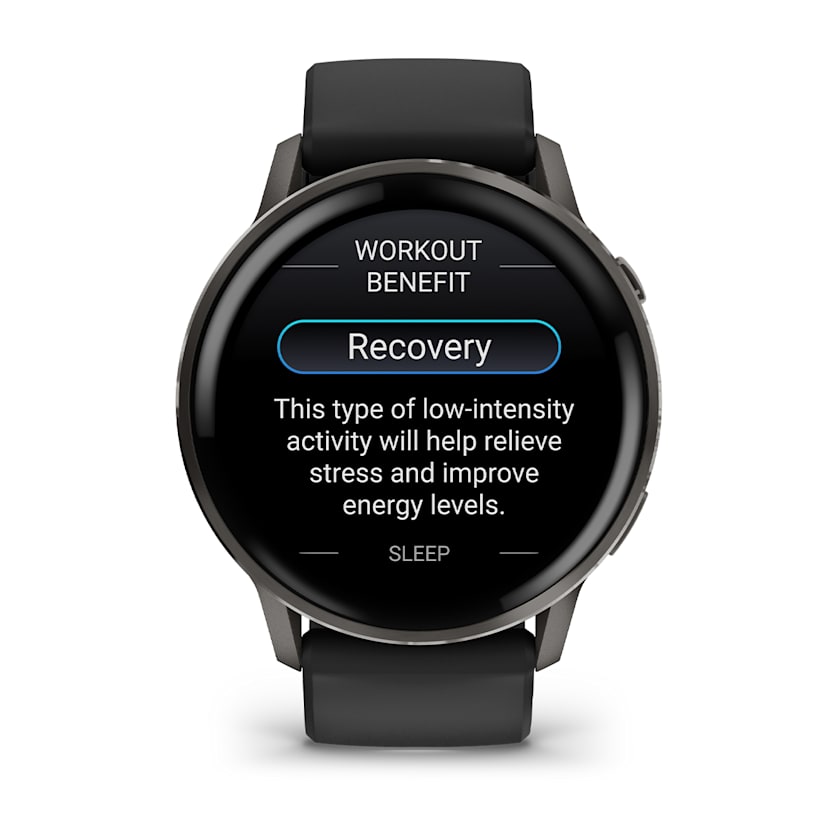 Garmin Venu 4 45MM Smart Watch with Black Silicone Band - Slate | 49-GAR-010-03014-00 from Garmin - DID Electrical