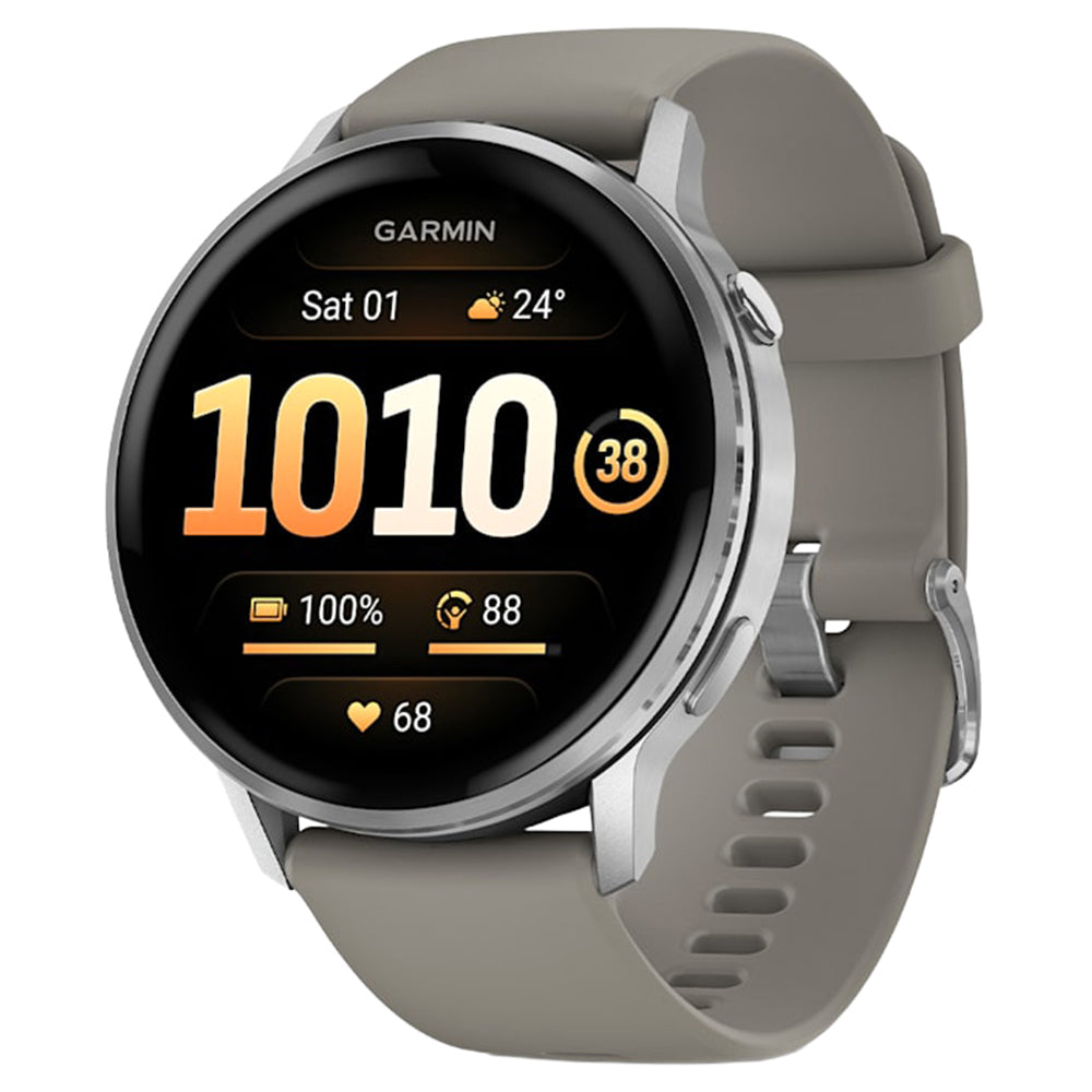 Garmin Venu 4 45MM Smart Watch - Silver | 49-GAR-010-03014-01 from Garmin - DID Electrical