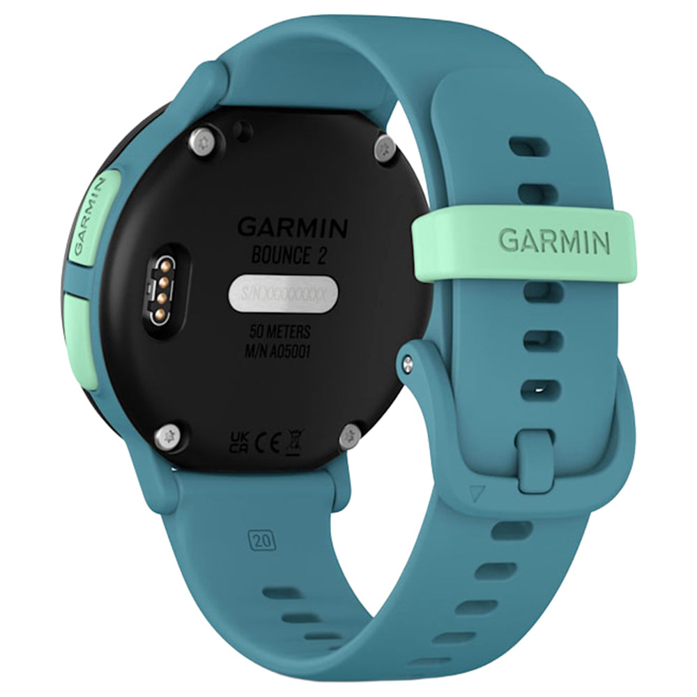 Garmin Bounce 2 43MM Kids Smart Watch - Turquoise | 49-GAR-010-03399-02 from Garmin - DID Electrical