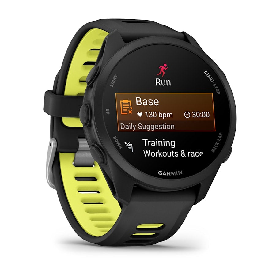 Garmin Forerunner 170 43MM Smart Watch - Black & Amp Yellow | 49-GAR-010-03920-00