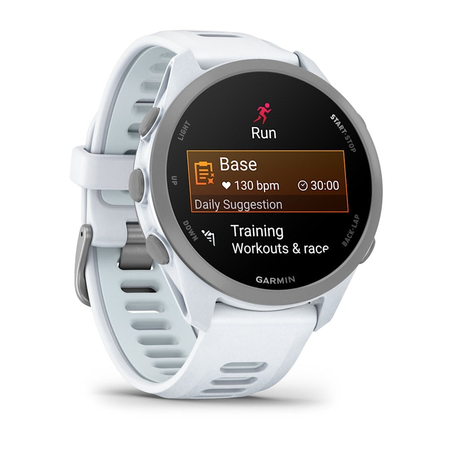 Garmin Forerunner 170 43MM Smart Watch - Whitestone & Cloud Blue | 49-GAR-010-03920-01