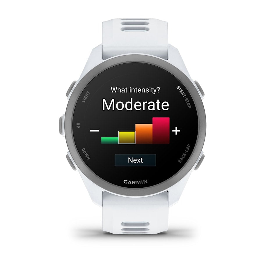 Garmin Forerunner 170 43MM Smart Watch - Whitestone & Cloud Blue | 49-GAR-010-03920-01