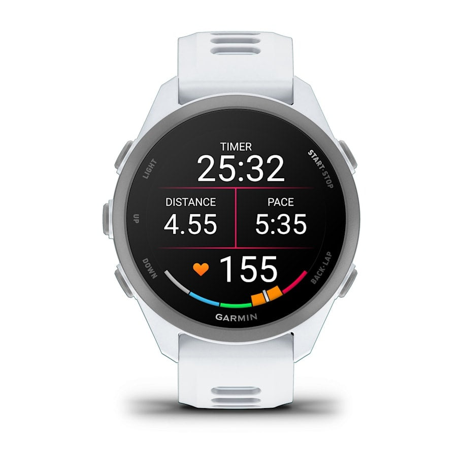 Garmin Forerunner 170 43MM Smart Watch - Whitestone & Cloud Blue | 49-GAR-010-03920-01
