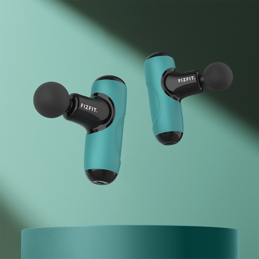 Fizfit Massage Gun Mini - Turquoise Green &  Black | 490254 from Fizfit - DID Electrical