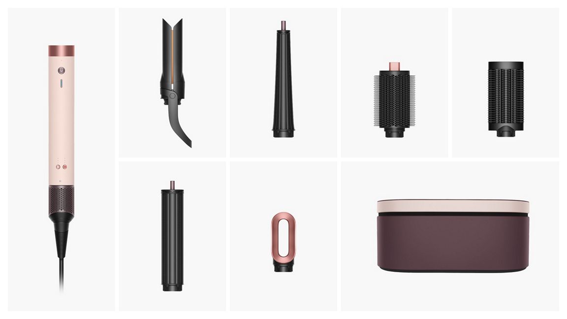 Dyson Airwrap Co-anda2x Multi-styler and Dryer For Straight and Wavy Hair - Ceramic Pink & Rose Gold | 492467-01