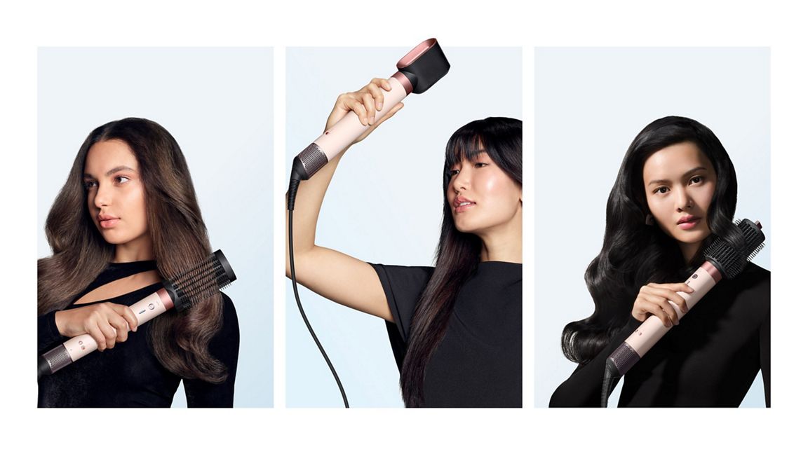 Dyson Airwrap Co-anda2x Multi-styler and Dryer For Straight and Wavy Hair - Ceramic Pink & Rose Gold | 492467-01
