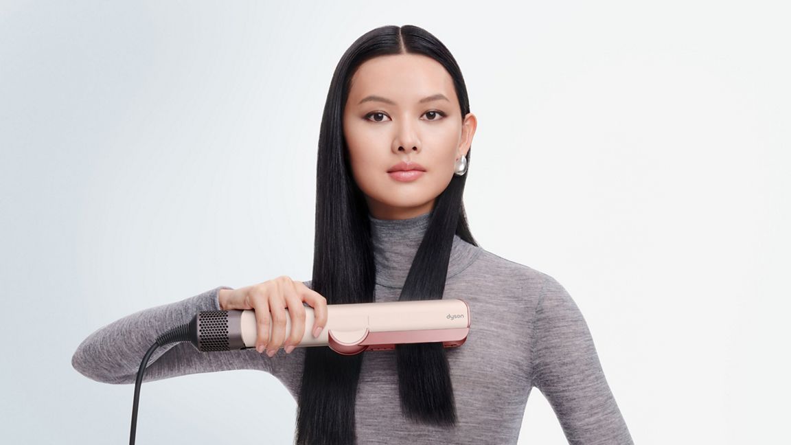 Dyson Airstrait Hair Straightener and Dryer - Ceramic Pink & Rose Gold | 493301-01