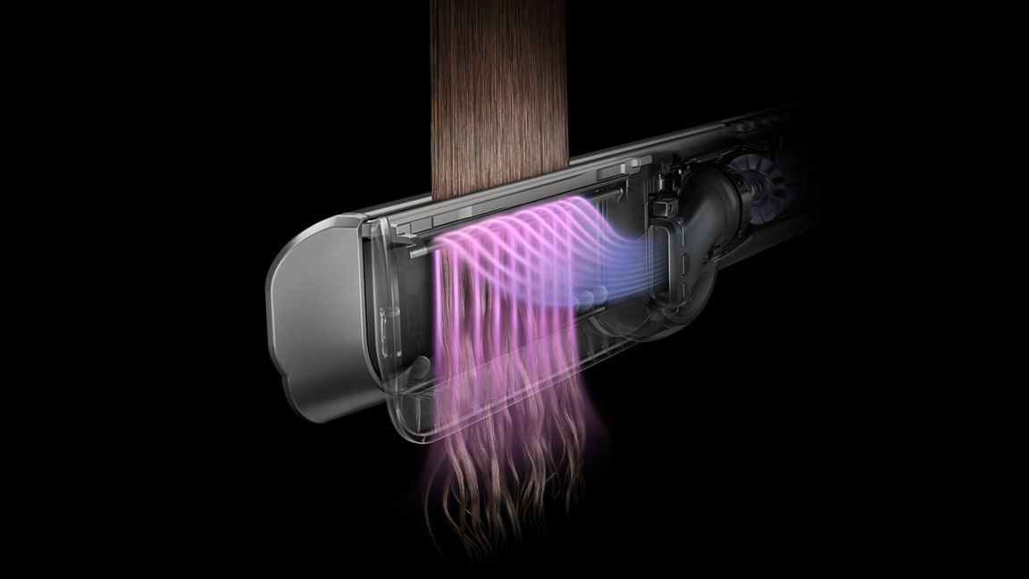 Dyson Airstrait Hair Straightener and Dryer - Ceramic Pink & Rose Gold | 493301-01