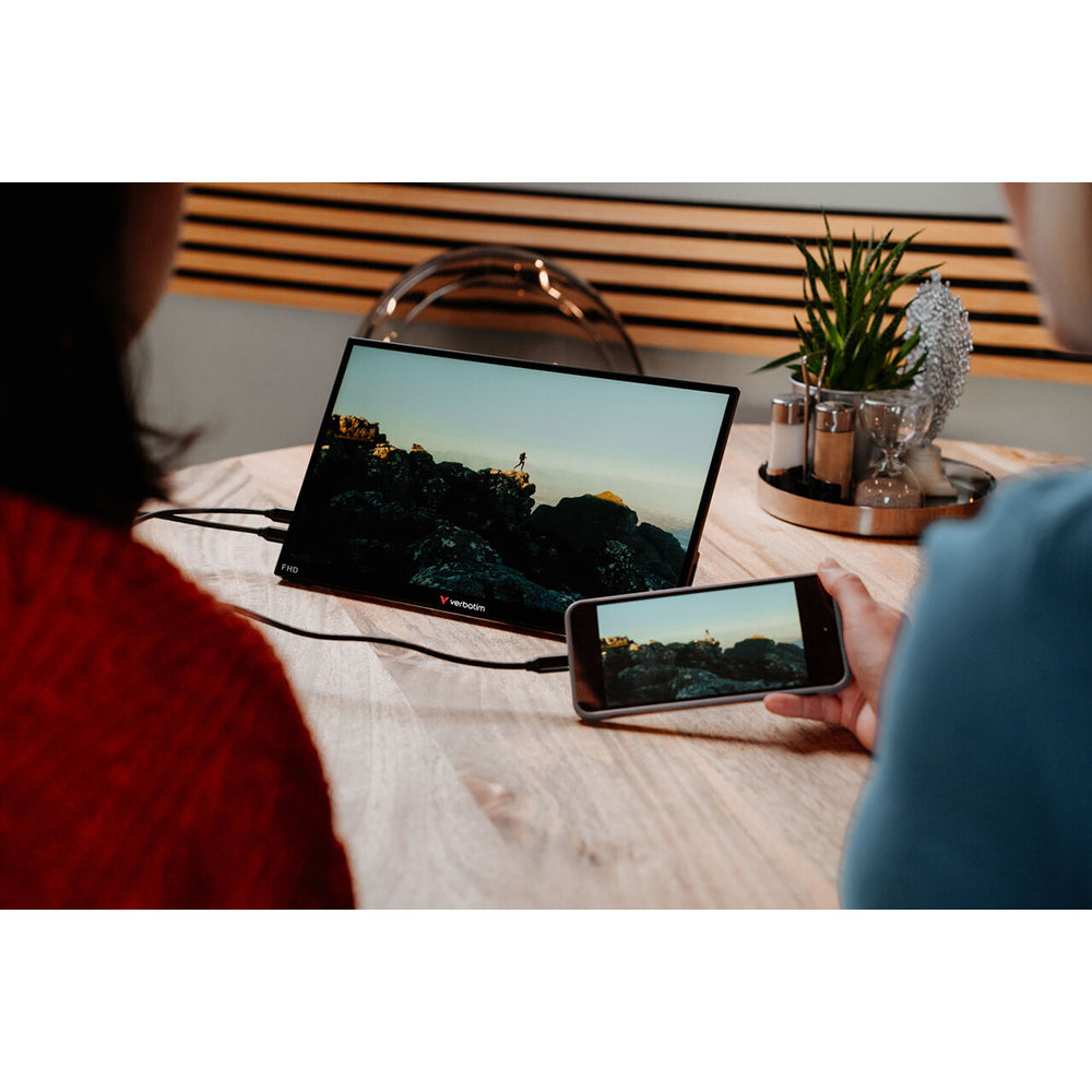Verbatim 14" Full HD Portable Touchscreen Monitor - Black | 49591 from Verbatim - DID Electrical