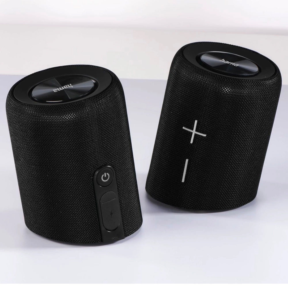 Hama Twin 3.0 30W Bluetooth Loudspeaker - Black | 497925 from Hama - DID Electrical