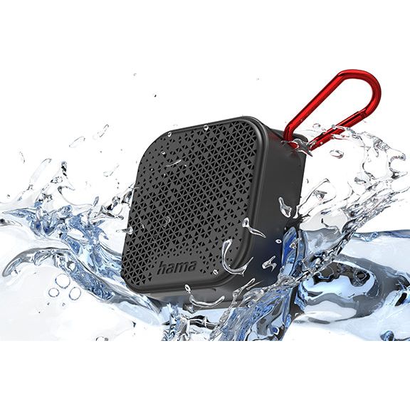 Hama Pocket 3.0 3.5W Waterproof IP67 Bluetooth Loudspeaker - Black | 497949 from Hama - DID Electrical