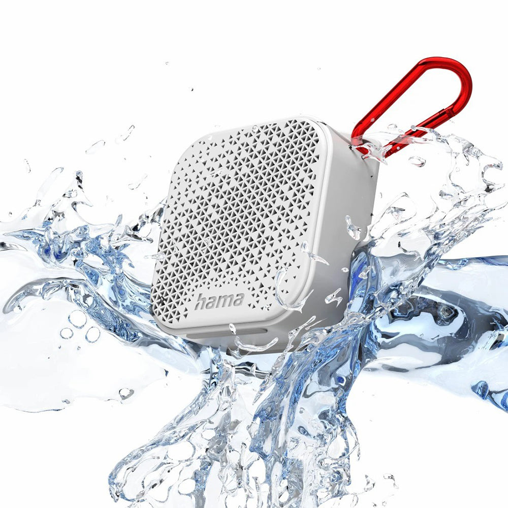 Hama Pocket 3.0 3.5W Waterproof IP67 Bluetooth Loudspeaker - White | 498069 from Hama - DID Electrical