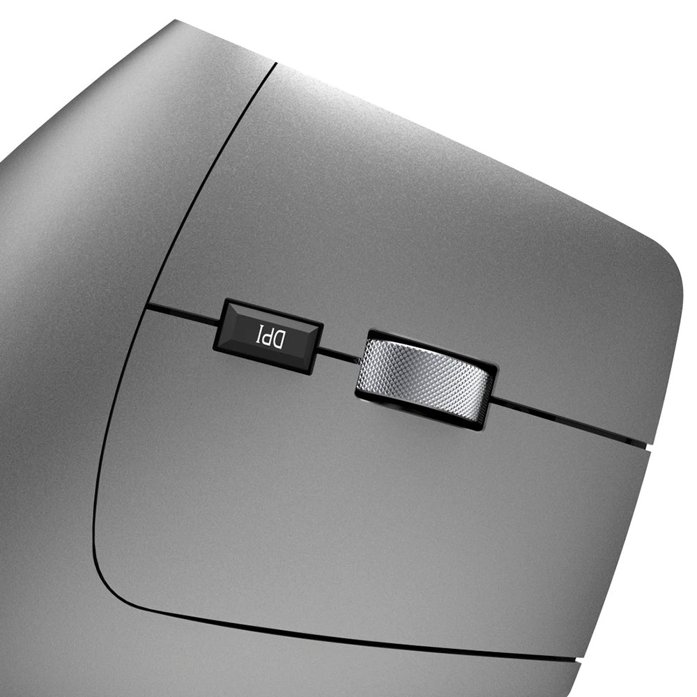 Hama EMW-700 Ergonomic Vertical Wireless Mouse - Grey | 499073 from Hama - DID Electrical