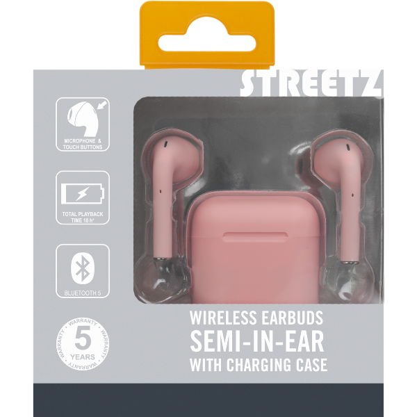 Streetz In-Ear True Wireless Ear Buds - Pink | TWS006 from Streetz - DID Electrical